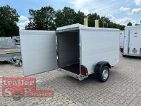 Böckmann KT-AL 2513/135 F R/T-K Kofferanhänger mit Vollaluminium Aufbau - Tür- /Rampe Kombination