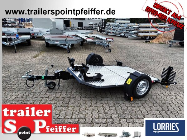Lorries MT-2 Motorrad - Anhänger absenkbar und zum Zusammenklappen - 750 kg ungebremst - 100 KM/H