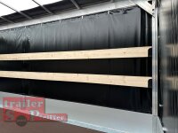 EDUARD 5020 -GD- Hochlader, kippbar, Rampen, Bordwände 30cm -3500kg- H-Pumpe - lfh: 63cm -195/50R13 mit Hochplane SP-Line Schiebeplane links und rechts ÖKO