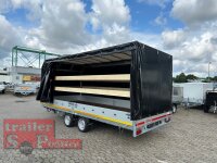 EDUARD 5020 -GD- Hochlader, kippbar, Rampen, Bordwände 30cm -3500kg- H-Pumpe - lfh: 63cm -195/50R13 mit Hochplane SP-Line Schiebeplane links und rechts ÖKO