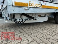 EDUARD 5020 -GD- Hochlader, kippbar, Rampen, Bordwände 30cm -3500kg- H-Pumpe - lfh: 63cm -195/50R13 mit Hochplane SP-Line Schiebeplane links und rechts ÖKO