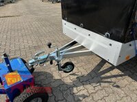 TPV TL-EU2/3 Tieflader Anhänger - 750 kg - ungebremst - 100 KM/H - Zurrösen - 13 pol. Stecker - mit Hochplane SP-Line