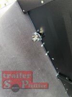 TPV KT-EB2 Offroad PLUS  SCHWARZ Koffer / Deckel Anhänger mit verstärkter Dachreling für Dachzelte