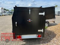 TPV KT-EB2 Offroad PLUS  SCHWARZ Koffer / Deckel Anhänger mit verstärkter Dachreling für Dachzelte