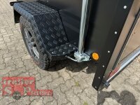 TPV KT-EB2 Offroad PLUS  SCHWARZ Koffer / Deckel Anhänger mit verstärkter Dachreling für Dachzelte