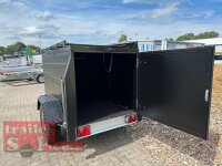 TPV KT-EB2 Offroad PLUS  SCHWARZ Koffer / Deckel Anhänger mit verstärkter Dachreling für Dachzelte