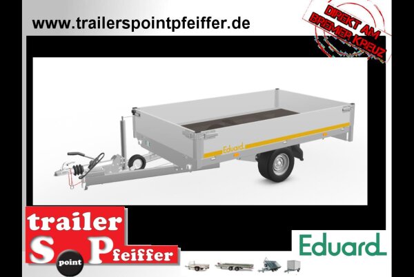 EDUARD 2514 -GE- Hochlader, Bordwände 30cm -1500kg- Lfh: 56cm -195/55R10