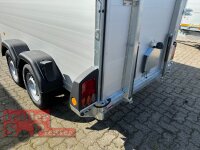 Böckmann KT-AL 3015/20 M F R/T-K Kofferanhänger mit Vollaluminium Aufbau - Tür- /Rampe Kombination