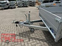 Saris PL 506 224 3500 3 - 3500 KG Blattfedern - 100 KM/H - TRIDEM - Rampenschacht - Stützen - Hochlader - Pritsche - 506 x 224 - Ladehöhe: 66 cm - ALU Bordwände