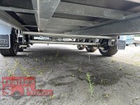 Saris PL 506 224 3500 3 - 3500 KG Blattfedern - 100 KM/H - TRIDEM - Rampenschacht - Stützen - Hochlader - Pritsche - 506 x 224 - Ladehöhe: 66 cm - ALU Bordwände