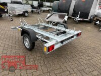 martz GP2 Premium für bis zu 2 Motorräder - kippbarer Motorrad - Anhänger - 750 kg - 2 Standschienen