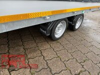 EDUARD 4020 -GD- Hochlader, Auffahrschienen & Winde, Bordwände 30cm -2700kg- Lfh: 63cm -195/50R13 mit Hochplane SP-Line ROLLFIX beidseitig + Heckrollo