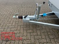 EDUARD 4020 -GD- Hochlader, Auffahrschienen & Winde, Bordwände 30cm -2700kg- Lfh: 63cm -195/50R13 mit Hochplane SP-Line ROLLFIX beidseitig + Heckrollo