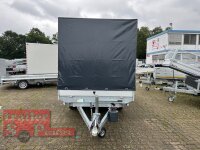 EDUARD 3318 -GD- 3 Seitenkipper, Rampenschacht, Bordwände 30cm -2700kg- H-Pumpe - Lfh: 63cm -195/50R13 mit Hochplane SP-Line