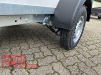 martz KARGO 300 C R 1,3T Plywood Kofferanhänger mit Rampe - gebremst mit Zurrleisten - Heckstützen - 100 KM/H