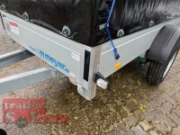 Aussteller - WM Meyer B 1525/126 - STK 100 KM/H - 1500 KG Kastenanhänger mit Plane SP-Line - 2 Reihen Seitenbretter - Einachser - gebremst