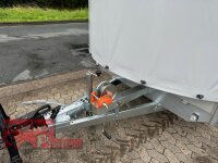 EDUARD 4520 -GD- Hochlader, Auffahrschienen & Winde, Bordwände 30cm -2700kg- Lfh: 56cm -195/55R10 mit Hochplane SP-Line Runddach und vorne mit extra RUND