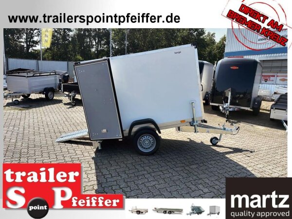 martz Smart Box 2315 - kippbarer Koffer - ungebremst -  4 Stützen - 100 KM/H - Plywood Koffer Anhänger