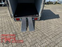 martz Smart Box 2315 - kippbarer Koffer - Kurbel - Rampen - ungebremst -  4 Stützen - 100 KM/H - Plywood Koffer Anhänger