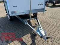 martz Smart Box 2315 - kippbarer Koffer - Kurbel - Rampen - ungebremst -  4 Stützen - 100 KM/H - Plywood Koffer Anhänger