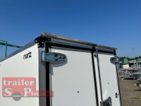 martz Smart Box 2315 - kippbarer Koffer - Kurbel - Rampen - ungebremst -  4 Stützen - 100 KM/H - Plywood Koffer Anhänger