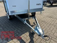 martz Smart Box 2315 - kippbarer Koffer - ungebremst -  4 Stützen - 100 KM/H - Plywood Koffer Anhänger