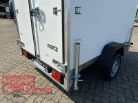 martz Smart Box 2315 - kippbarer Koffer - ungebremst -  4 Stützen - 100 KM/H - Plywood Koffer Anhänger