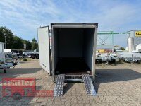 martz Smart Box 2312 - kippbarer Koffer - Kurbel - Rampen - ungebremst -  4 Stützen - 100 KM/H - Plywood Koffer Anhänger