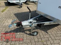 martz KARGO 250 C R 1,3T Plywood Kofferanhänger mit Rampe - gebremst mit Zurrleisten - Heckstützen - 100 KM/H