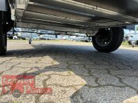 martz KARGO 250 C R 1,3T Plywood Kofferanhänger mit Rampe - gebremst mit Zurrleisten - Heckstützen