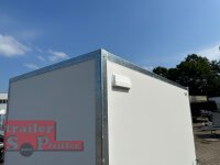 martz KARGO 250 C R 1,3T Plywood Kofferanhänger mit Rampe - gebremst mit Zurrleisten - Heckstützen