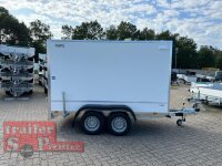 ABVERKAUF I martz KARGO 300 C 2T Plywood Kofferanhänger  - Tandem gebremst mit Zurrleisten - Heckstützen
