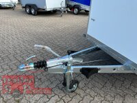 martz KARGO 300 C 2T Plywood Kofferanhänger  - Tandem gebremst mit Zurrleisten - Heckstützen