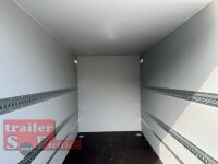 martz KARGO 300 C R 2T Plywood Kofferanhänger mit Rampe - Tandem gebremst mit Zurrleisten - Heckstützen