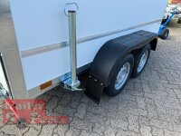 martz KARGO 300 C R 2T Plywood Kofferanhänger mit Rampe - Tandem gebremst mit Zurrleisten - Heckstützen