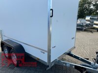 martz KARGO 300 C R 2T Plywood Kofferanhänger mit Rampe - Tandem gebremst mit Zurrleisten - Heckstützen