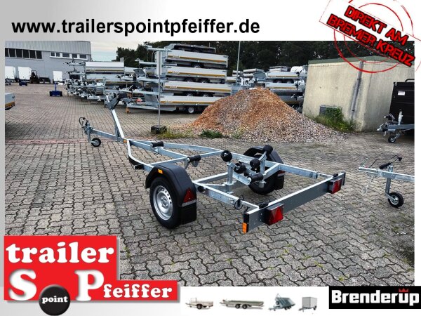 Brenderup 180 750 UBL - Bootsanhänger f. Boote bis 5,5m - ungebremst