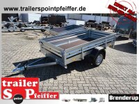 Brenderup 2260 SUB 750 - 258 x 128 x 40 Vorder und Rückwand klappbar - ungebremst 750 KG