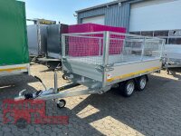 EDUARD 3116 -GD- Heckkipper, Bordwände 30cm -2700kg- E-Pumpe - Lfh: 63cm -195/50R13 mit 3116 - Laubgitter pendelbar - 70cm hoch