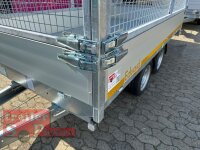 EDUARD 3116 -GD- Heckkipper, Bordwände 30cm -2700kg- E-Pumpe - Lfh: 63cm -195/50R13 mit 3116 - Laubgitter pendelbar - 70cm hoch