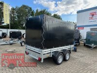 Brenderup 2300 STB 2500 - 302 x 153 x 40 Vorder und Rückwand klappbar - Tandem gebremst 2500 KG mit Hochplane SP-Line