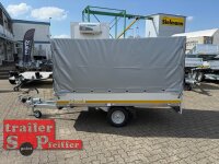 AKTION EDUARD 2514 -100 KM/H -GE- Hochlader, Bordwände 30cm -1350kg- Lfh: 56cm -195/55R10 mit Hochplane SP-Line - Stützrad ( 48 )
