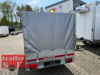 AKTION EDUARD 2514 -100 KM/H -GE- Hochlader, Bordwände 30cm -1350kg- Lfh: 56cm -195/55R10 mit Hochplane SP-Line - Stützrad ( 48 )