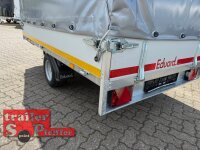 AKTION EDUARD 2514 -100 KM/H -GE- Hochlader, Bordwände 30cm -1350kg- Lfh: 56cm -195/55R10 mit Hochplane SP-Line - Stützrad ( 48 )