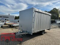 TPV ( Böckmann ) HL-EBK 3520/15 1500 kg kippbarer Autotransporter mit Hochplane - Rollo - Schiebeplane - Boden mit Riffelblech mittig