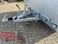 TPV ( Böckmann ) HL-EBK 3520/15 1500 kg kippbarer Autotransporter mit Hochplane - Rollo - Schiebeplane - Boden mit Riffelblech mittig