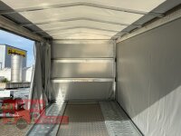 TPV ( Böckmann ) HL-EBK 3520/15 1500 kg kippbarer Autotransporter mit Hochplane - Rollo - Schiebeplane - Boden mit Riffelblech mittig