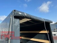 Saris K1 256 150 1500 E Black Edition - 1500 kg Heckkipper - Einachser - gebremst - Bordwände 35 cm - E-Pumpe mit Hochplane SP-Line und Rollo