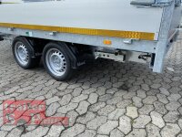 EDUARD 3118 -GD- Heckkipper, Auffahrschienen, Heckstützen, Bordwände 30cm -2700kg- H-Pumpe - Lfh: 63cm -195/50R13