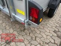Böckmann KT-AL 3015/15 M F R/T-K Kofferanhänger mit Vollaluminium Aufbau - Tür- /Rampe Kombination
